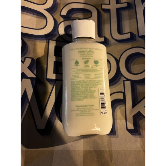 1 New COCONUT LIME VERBENA BATH & BODY WORKS BODY LOTION CREAM - Picture 3 of 3